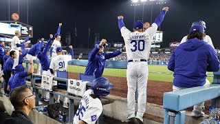 FULL INNING The Dodgers finish off the Padres to advance to the NLCS [upl. by Ahk681]