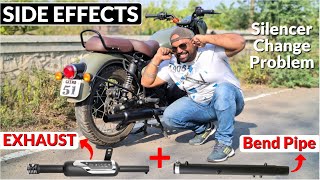 Dont Change Exhaust amp Bend Pipe in Royal Enfield Before Watching This Video [upl. by Eelir808]