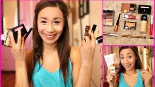 Huge Drugstore Makeup Haul ♡ With Swatches  MyLifeAsEva [upl. by Ule21]