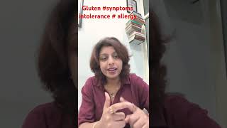 Gluten sensitivity intolerancesymptoms bloating pain diarrhoea itching Dr Shikha Garg [upl. by Gnahc]