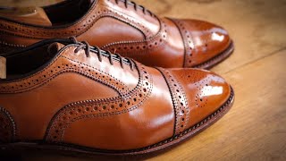 Shoe Shine TutorialAllen Edmonds Strand [upl. by Adnorrahs]