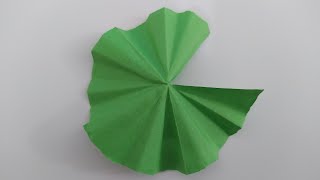 como hacer un nenúfar de papelORIGAMI [upl. by Averil168]