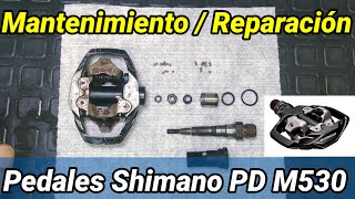 Reparando Pedales mtb PD M530 chocles shimano [upl. by Grayson]