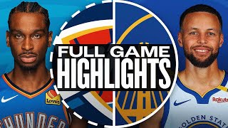 WARRIORS vs THUNDER FULL GAME HIGHLIGHTS  November 28 2024  NBA Season Highlights Today 2K [upl. by Hank]