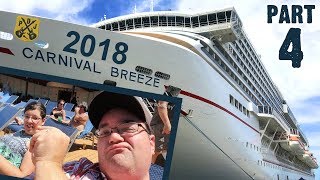 Carnival Breeze Cruise Vlog 2018  Part 4 Arcade Crafts Gender Wars Fun amp Games  ParoDeeJay [upl. by Yddeg]