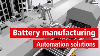 Automation solutions for battery manufacturing [upl. by Otilopih]