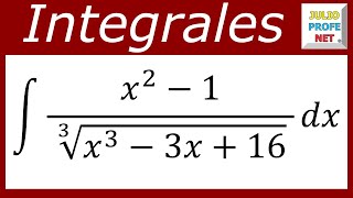 INTEGRACIÓN POR SUSTITUCIÓN  Ejercicio 13 [upl. by Yatnoj]