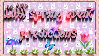 WHI Spring Event Predictions [upl. by Mccallion]