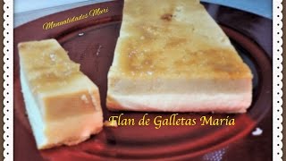 Receta de Flan de Galleta Maria fácil [upl. by Acimaj264]