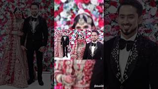 Adnan Shaikh ❤️ Ayesha Shaikh Reception look🖤✨❤️shorts reception wedding adnanshaikh [upl. by Noll]