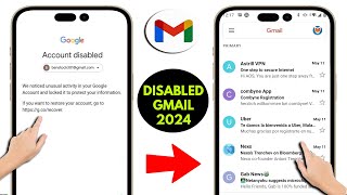 Google account has been disabled  disabled Google recovery  gmail disabled how to enable 2024 [upl. by Allicsirp401]