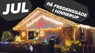 Julelys på Fredensgade i Hinnerup [upl. by Chappelka115]