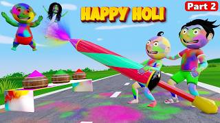 Pagal Bittu Sittu 176  Holi Wala Cartoon Part 2  Happy Holi Cartoon  Pagal Beta  Cartoon Comedy [upl. by Harcourt936]