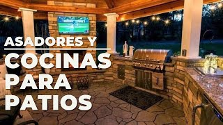 🔴 Asadores Modernos y Cocinas Para Patios Modernos  Cocinas Exteriores Modernas [upl. by Erait]