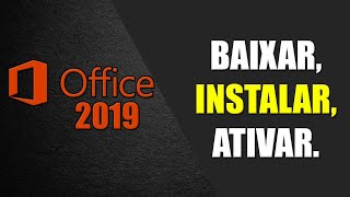 Como Baixar Instalar e Ativar o PACOTE OFFICE 2019 l DIRETO DA MICROSOFT l PTBR  NOVO MÉTODO [upl. by Eelatsyrc]