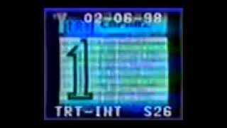 TRT INT  Teletext Yayını 02061998 [upl. by Prakash]