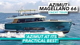 Inside Azimuts latest proper cruiser  Azimut Magellano 66 yacht tour  Motor Boat amp Yachting [upl. by Eilrahs]