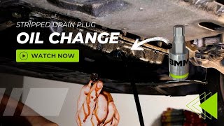 Stripped Oil Drain Plug  How To EASILY Remove [upl. by Kreitman399]