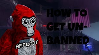 How to get unbanned from gorilla tag on SteamVR DISCORD [upl. by Arita549]