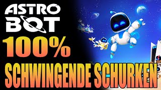 Astro Bot 100 Guide  Schwingende Schurken  Alle Bots  Alle Puzzle  Swinging Sentries [upl. by Nomolas436]