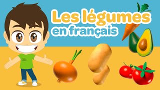 Apprends le nom des légumes en français avec Zakaria  Apprendre le français pour les enfants [upl. by Cissej]