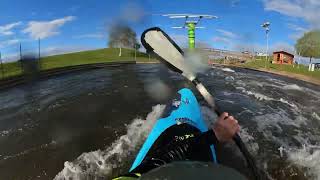 Kayak Cross Fridays 19424 Whole Course Out Part 1 [upl. by Asecnarf]