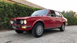 ‘73 Alfa Romeo Alfetta  restauro completo [upl. by Hurless]