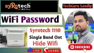 Syrotech 1110 WiFi Password Change कैसे करे🤔  How To Change WiFi Password❓ [upl. by Bevin650]