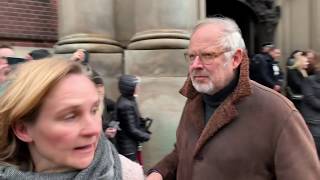 Abschied von Jan Fedder  Trauerfeier im Hamburger Michel [upl. by Ahsilav]