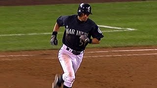 Ichiro beats Mo with a walkoff homer [upl. by Ydac]