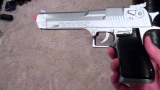 Spring Airsoft Desert Eagle Review [upl. by Finlay782]