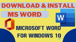 How to download and install Microsoft Word 2024  Free Microsoft Office for Laptop and PC [upl. by Drol957]