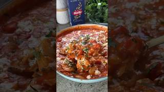 quotGreek Prawn Saganaki Risoni  Quick amp Delicious Mediterranean Recipe in 30 Minutesquot shorts [upl. by Ilahsiav]