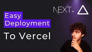 How To Deploy a NextJS App To Vercel EASY AND QUICK [upl. by Richarda]