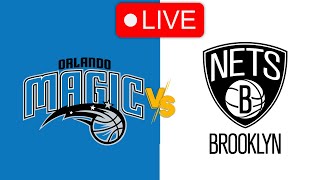 🔴 Live Orlando Magic vs Brooklyn Nets  NBA  Live PLay by Play Scoreboard [upl. by Llerad66]