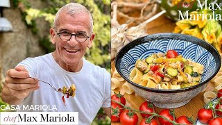 PASTA PESCE SPADA e ZUCCHINE FRITTE alla NERANO  Ricetta di Chef Max Mariola [upl. by Dowlen]