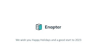 Happy holidays from the Enapter team and heres to an exciting 2023 [upl. by Tertius]