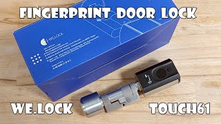 Electronic Fingerprint Door Lock  WeLock Touch61 [upl. by Kylynn592]