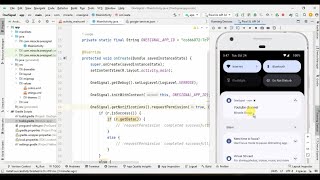 Push Notification Using OneSignal in Android Studio with Java and FireBase [upl. by Manno]