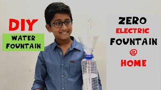 Smaran Explains Physics amp Working Principle Of ZERO Electric Water Fountain  DIY Herons Fountain [upl. by Bunni]