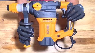 Heavy Duty Rotary Hammer Drill with SDS plus 1500W Ingco RH150028 [upl. by Lesley]