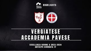 HIGHLIGHTS Eccellenza Gir A 2324  Vergiatese  Acc Pavese [upl. by Beichner]