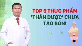 Top 5 thuốc nhuận tràng trị táo bón từ tự nhiên  Tuấn Thầy Thuốc [upl. by Atteuqihc]