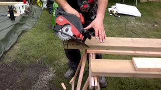 HILTI WSC 265 KE Часть 4 Тест  обзор ручной дисковой пилы с диском BOSCH OptiLine Wood 180x2030x [upl. by Gaw]