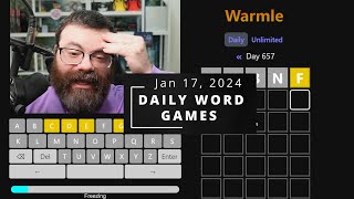 Warmle and other daily games  Jan 17 2024 [upl. by Elspeth]