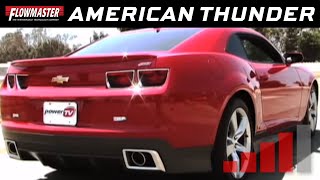 201013 Camaro SS 62L  American Thunder Catback Exhaust System 817481 [upl. by Arukas]