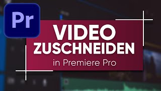 VIDEOS ZUSCHNEIDEN in Adobe Premiere Pro [upl. by Asiret]