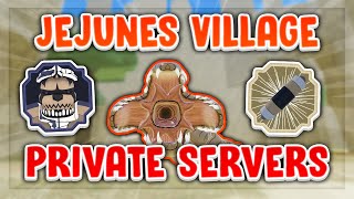 CODES Jejunes Village Private Server Codes  Jejunes Village Private Servers  Shindo Life Roblox [upl. by Tiffani]