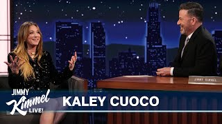 Kaley Cuoco on Flying with a Baby Her Partner Never Seeing Big Bang amp Playing an Assassin Pregnant [upl. by Blasien226]