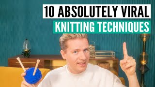 10 viral knitting techniques youve never seen before [upl. by Yrakaz]